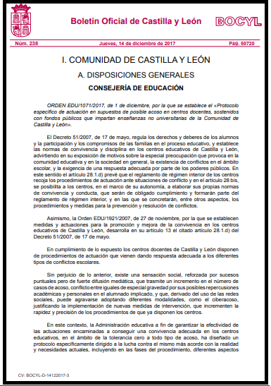 Protocolo acoso